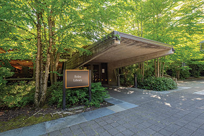 A photo of the Boley Library