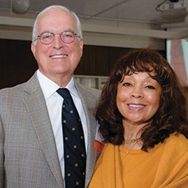 Chris Jay B.S. ’72 and Mardra Jay. Link to their story