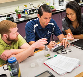 Photo of students working together. Link to Tanible Personal Property.