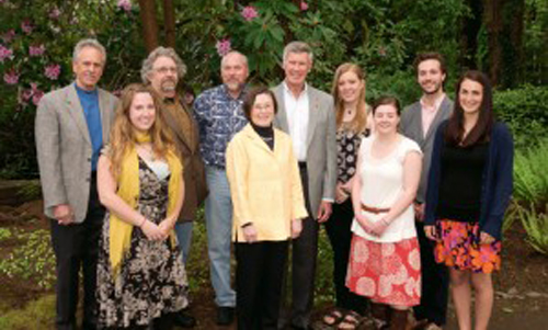 Kent Swanson Sr. and Trish Swanson with their family