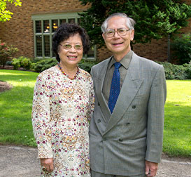 Photo of donors Esther and Edward Lee. Link to Life Stage Gift Planner Over Age 65 Situations.